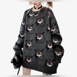 Pokémon Gengar Sweater Ladies 
Size M